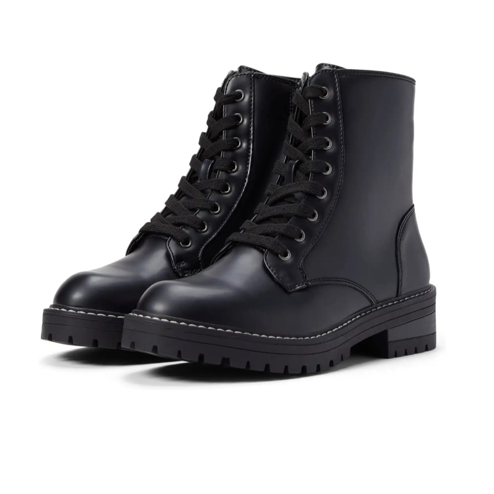 Sugar Kaedy Lace Up Combat Boots